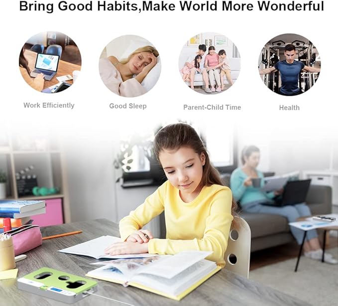 ySky Portable Phone Lock Box with Timer for iPhone and Android Phones, Self-Control Timed Phone Jail Locker to Help Kids,Students, Adults Focus Back, Unplug from Phones Boost Your Mental Wellness