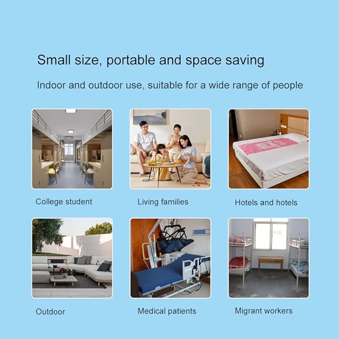 Bed Cooling System Water Cooling Pad, 70W with 2 Gear Adjustment and 1-9 Hour Timer, Summer Mattress Cooler for Single or Double Beds, 140x160cm