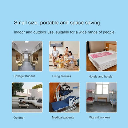 Bed Cooling System Water Cooling Pad, 70W Performance, 2 Gear Adjustment, 1-9 Hour Timer, Summer Mattress Cooler for Single & Double Mattresses, 140x160cm