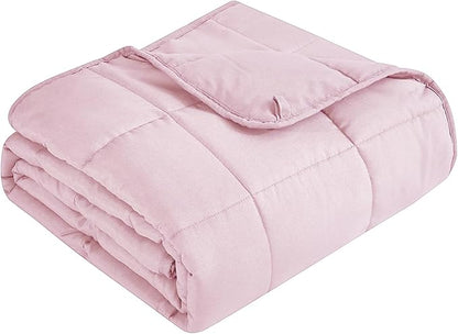 Topcee Weighted Blanket for Adults (20 lbs, 60" x 80") Queen Size Soft Cooling Heavy Blanket Sleeping, Apply to 190-210 lbs Body, Thick Breathable Blanket with Glass Bead, Easy Care