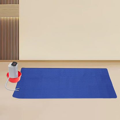 Mute Bed Cooling System with Cooling Mattress Pad, Water Bed Cooler, Water Cooling Mattress Pad, Bed Cooling System Closing Time Can Be Scheduled (1-9 Hours), Adjustable Wind