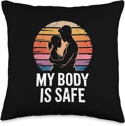 Breathing Relaxation Stress Relief Vagus Nerve Stimulation Throw Pillow