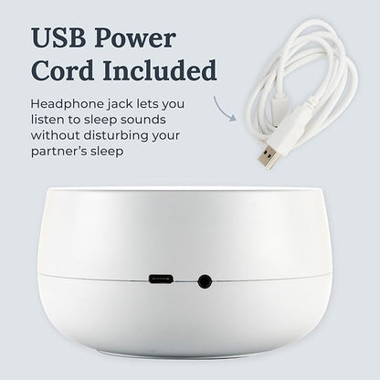 Yogasleep Dreamcenter Multi Sound White Noise Machine with Night Light, Sleep Timer, 26 Soothing Sounds for Travel, Noise Canceling for Office Privacy, Sleep Aid for Adults & Baby, Registry Gift
