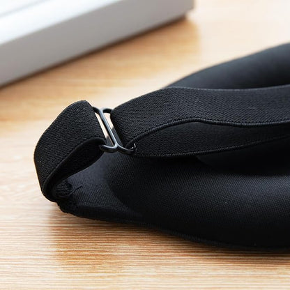 Signature 8 3D Eye Mask Sleep Mask for Men & Women, 100% Pressure-Free & Light Block-Out Eye Mask for Sleep with Easy Adjustable Strap, Night Eye Cover for Travel, Black