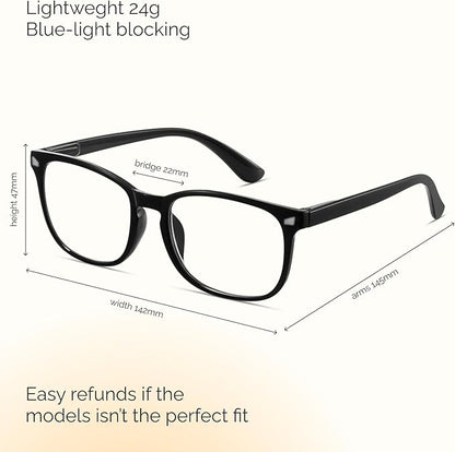 CCVOO Mix & Match Reading Glasses for Women - Lightweight, Comfortable Fit, Clear Vision - Blue Light Blocking