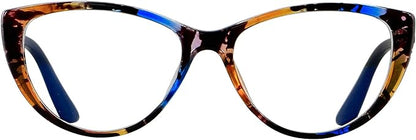 ANDWOOD Blue Light Blocking Glasses Women Bluelight Blocker Computer Cateye Clear Cat Eye Eyeglasses Frame AR003