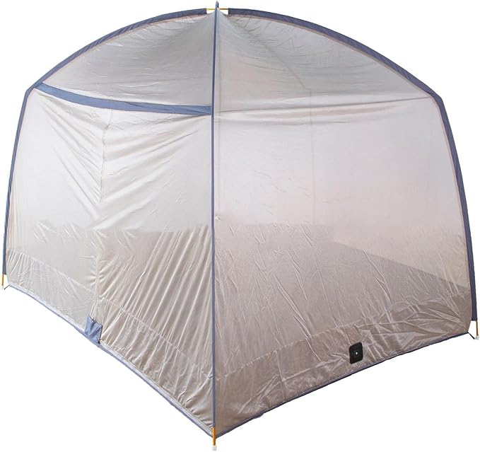 Faraday Fabric Brown Emf Bed Canopy Silver Bed Drapes Mesh Protection Canopy RF Shielding Netting Queen Size