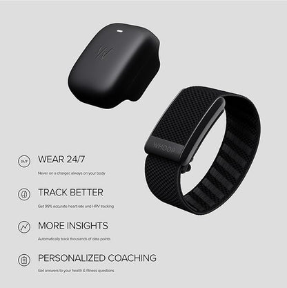 WHOOP 4.0 with 12 Month Subscription – Wearable Health, Fitness & Activity Tracker – Continuous Monitoring, Performance Optimization, Heart Rate Tracking – Improve Sleep, Strain, Recovery, Wellness
