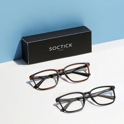 Reading Glasses for Men,Blue Light Blocking Readers for men with Comfort Spring Hinge