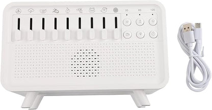 White Noise Machine Essential Oil Diffuser,Humidifier With Aroma And Light,8 Soothing Sound Options,Gentle Night Light,Speaker Function For Bedroom Relaxation