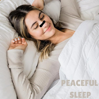 Nasal Strips for Breathing (45 Count) – Snore Relief, Better Sleep, Improved Airflow – Extra Strength Nose Strips for Snoring, Sweat Resistant, Skin-Friendly, Drug-Free Sleep Aid