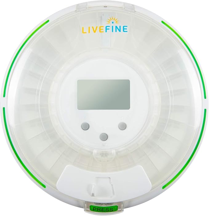 LiveFine Replacement Key for LVFRAPD5, LVFRAPD5W, LVFZWPDC, LVFZWPDF Live Fine Pill Dispenser