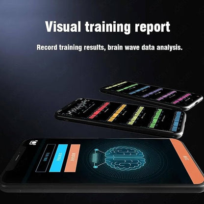 Brainwave Biofeedback Headband, Biosensing Meditation Headband, for Training Concentration, Meditation and Relaxation, Add Emotion Sensing Light and Analyzing Brain Wave Data