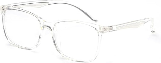 ANRRI Blue Light Glasses Men Women Transparent Blue Light Blocking Computer Glasses Anti Eyestrain Lightweight Clear Frame