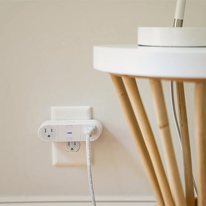 Safety 1st Connected Dual Smart Outlet — Wi-Fi Plug, No Hub Required, Independently Controllable Outlets, Timer & Schedule, ETL Certified, Wi-Fi Controlled, iOS and Android Compatible