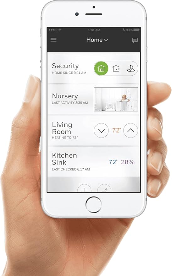 Honeywell TH9320WF5003 Wi-Fi 9000 Color Touch Screen Programmable Thermostat, White with Extended 5-Year Warranty