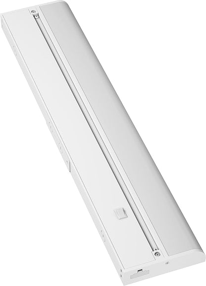 Good Earth Lighting 18" Smart Wi-Fi LED Direct Wire Undercabinet Bar Light - Wi-Fi + Bluetooth, White, 1100 Lumen, Tunable Color Temp 2700K-6500K, Energy Star