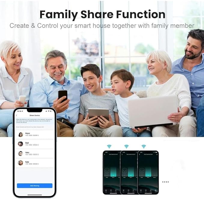 Smart WiFi Touch Light Wall Switch Interruptor Glass Panel 4/5/6/8/10 Gang Tuya Smart Life Voice Control Smart switch-4-Gang Black