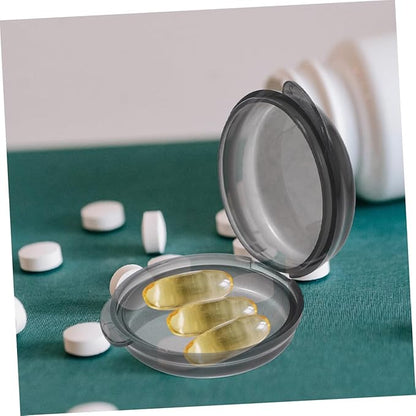 3pcs Portable Travel Pill Organizer Weekly Medication Storage Case Sealed Design for Safe and Fresh Pills Material for Vitamins and Daily Medications
