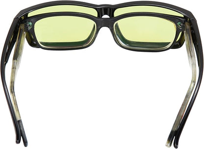 100% Fitover Blue Light Blocking Glasses - Better Sleep Eye Strain Protection - Computer Gaming Women Men