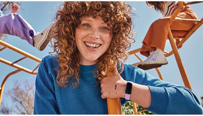 Fitbit Inspire 3 Health &-Fitness-Tracker with Stress Management, Workout Intensity, Sleep Tracking, 24/7 Heart Rate and more, Lilac Bliss/Black, One Size (S & L Bands Included)
