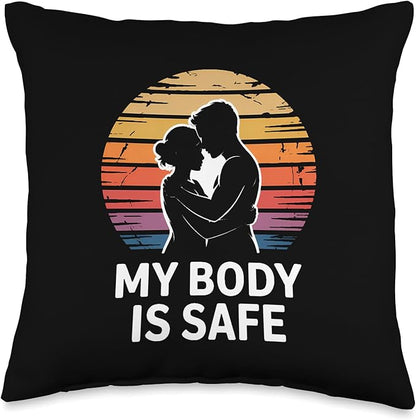 Breathing Relaxation Stress Relief Vagus Nerve Stimulation Throw Pillow