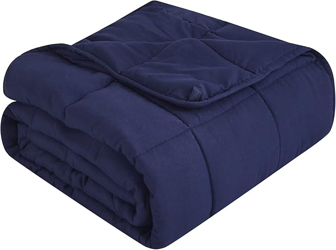 Topcee Weighted Blanket (5 lbs, 36" x 48") Cooling Throw Heavy Blanket for Sleeping Apply to 40-60 lbs, Soft Thick Breathable Blanket with Glass Bead, Easy Care