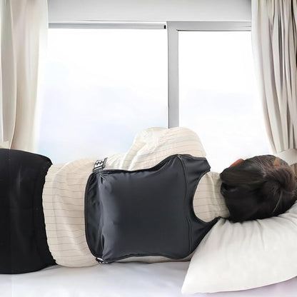 Sleep Position Trainer for Sleeping On Your Side Change Supine Sleep Positions Positional Sleep Aid Backpack Anti Snoring Side Sleeper Pillow