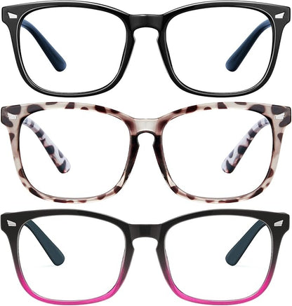 hunsquer Blue Light Glasses for Woman/Men Computer Blue Light Glasses