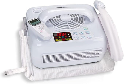 Water Circulating Sleep Pad by Thermacycle; Both Cools and Heats, EMF Free Therapeutic Mattress Pad; Sleep Aid– for Hot Flashes, Night Sweats, Menopause, Insomnia, Hyperhidrosis - Twin - 35" by 75"