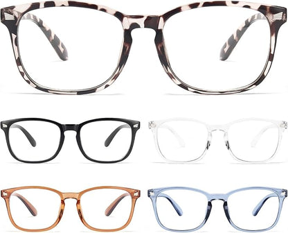 BLS BLUES Reading Glasses for Women for Home, Office & Driving - HD Clear Readers with Blue Light Blocking Protection