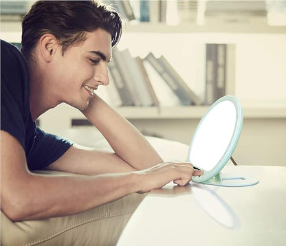 Light Therapy Lamp Sunrise Alarm Clock Wake up lamp 10000 lux UV-Free Sun lamp Bioclock Adjustment APP Control Portable No Built-in Lithium Battery