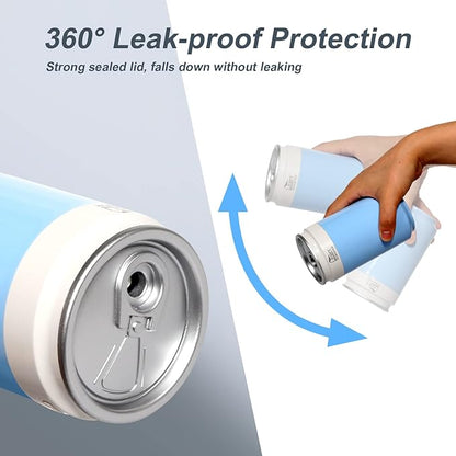 Humidifiers, Humidifier for Bedroom, Can Air Humidifier, Humidifiers for Home and Plants, USB Powered And Battery Powered Portable for Home Office Car Outdoor, 2 Mist Modes, Night Light, Auto-Off