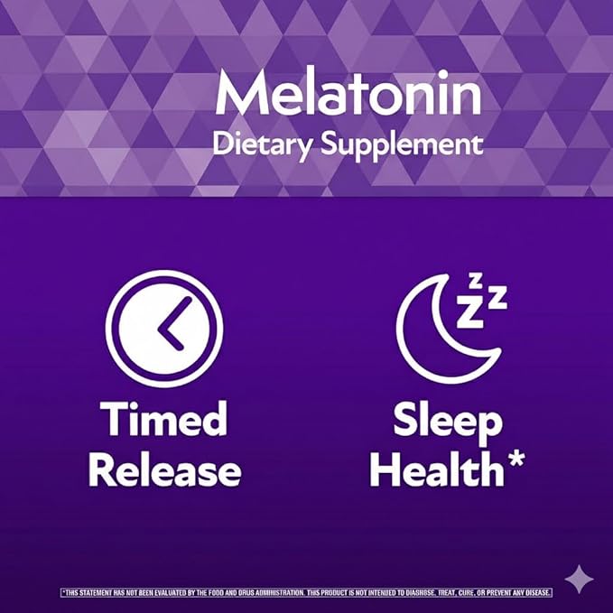 Members Mark Extended Release Melatonin 10 mg Tablets 300 ct Sleep Support for Travel Shift Work and Nighttime Routine