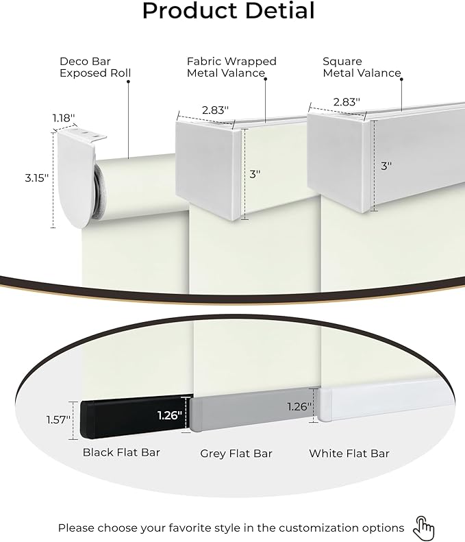 Motorized Roller Shade with Remote Control, 100% Blackout Electric 21-110” Width Blinds for Windows with Via Hub Alexa Google Home, Rechargeable Smart Automatic Customized Size（Dule Side-Beige）