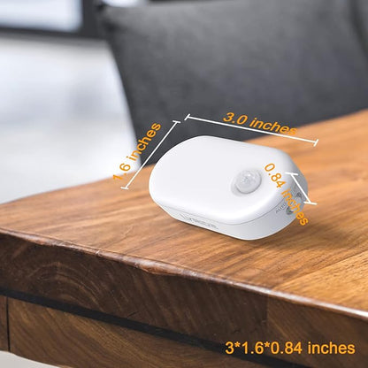Lyridz Amber Night Light with Motion Sensor, Plug in LED Nightlights, 120LM Stepless Adjustable Brightness Ideal for Bathroom, Bedroom, Hallway, Stairs, Kids' Room, Nursery, Pet House, 2 Pack