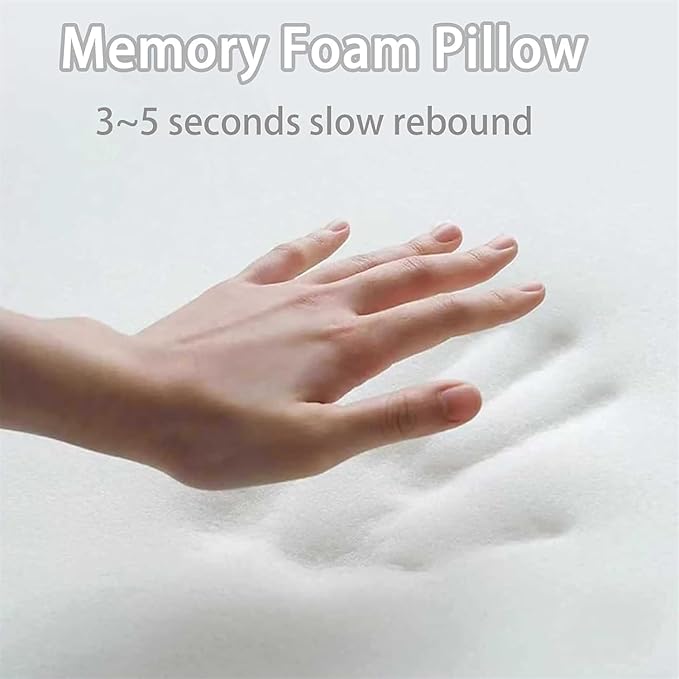 Sleep Apnea Pillow Pillows for Side Sleepers, Ergonomic Pillow, Breathable and Not Stuffy, Made Memory Foam, for Neck Support, for Side, Back, Stomach Sleepers