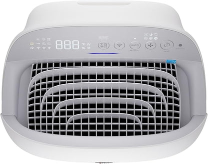 SHARP Smart Air Purifier with Humidifier Combo – Covers up to 2,603 sqft in one hour, Compatible w/Alexa & Google Asst. True HEPA Filter, for XL Rooms, Living Room, Dining Room - KCP110UW
