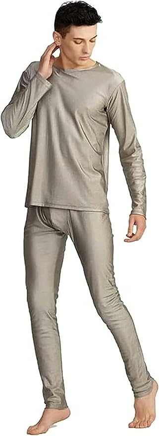 Protection Against Cleaning Radiation Put Long Underwear Protection Against Electromagnetic Radiation Shielding EMF in Silver Fiber, One Follows*1