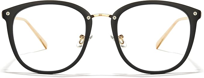 Cyxus Blue Light Glasses for Woman, Fashion Computer Glasses on Office Reduce Eye Strain Anti Migraine for Working Reading