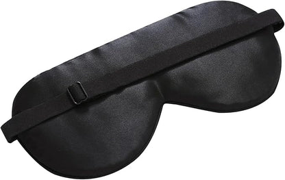 ALASKA BEAR Natural Silk Sleep Mask, Super Smooth Eye Mask (Black Stars)