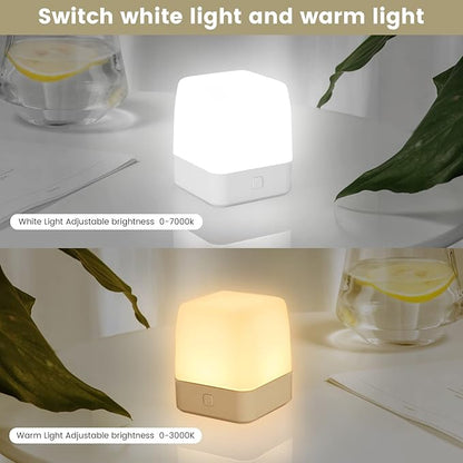 Kids Night Light，LED Touch Baby Egg Light for Nursery, Dimmable Nightlight for Bedroom Nursery Lamp Rechargeable Portable Night Light with Memory Function Bedside Light