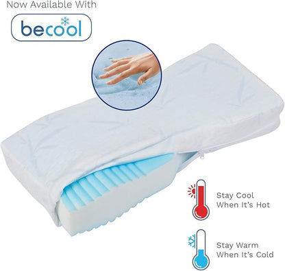 Back Support Systems Knee-T Leg Pillow Patented | High Resiliency Medical Quality Polyurethane Foam Knee Pillow for Sleeping, Back Pain Relief, Hip and Sciatica Pain, Side Sleepers (Pro)