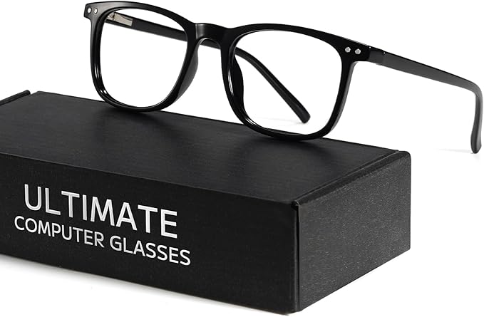 TIJN Sleep Glasses for 99% Blue Green Light Blocking Red Lens for Computer Gaming Screen Fatigue UV Protection
