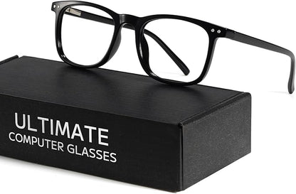 TIJN Sleep Glasses for 99% Blue Green Light Blocking Red Lens for Computer Gaming Screen Fatigue UV Protection
