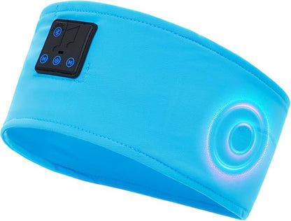 Aurya Sleep Headphones Sports Wireless Bluetooth Headband for Side Sleeper, Bluetooth 5.4, with Ultra-Thin HD Stereo Speaker, Sleeping Headphone for Women Men Running Yoga Workout