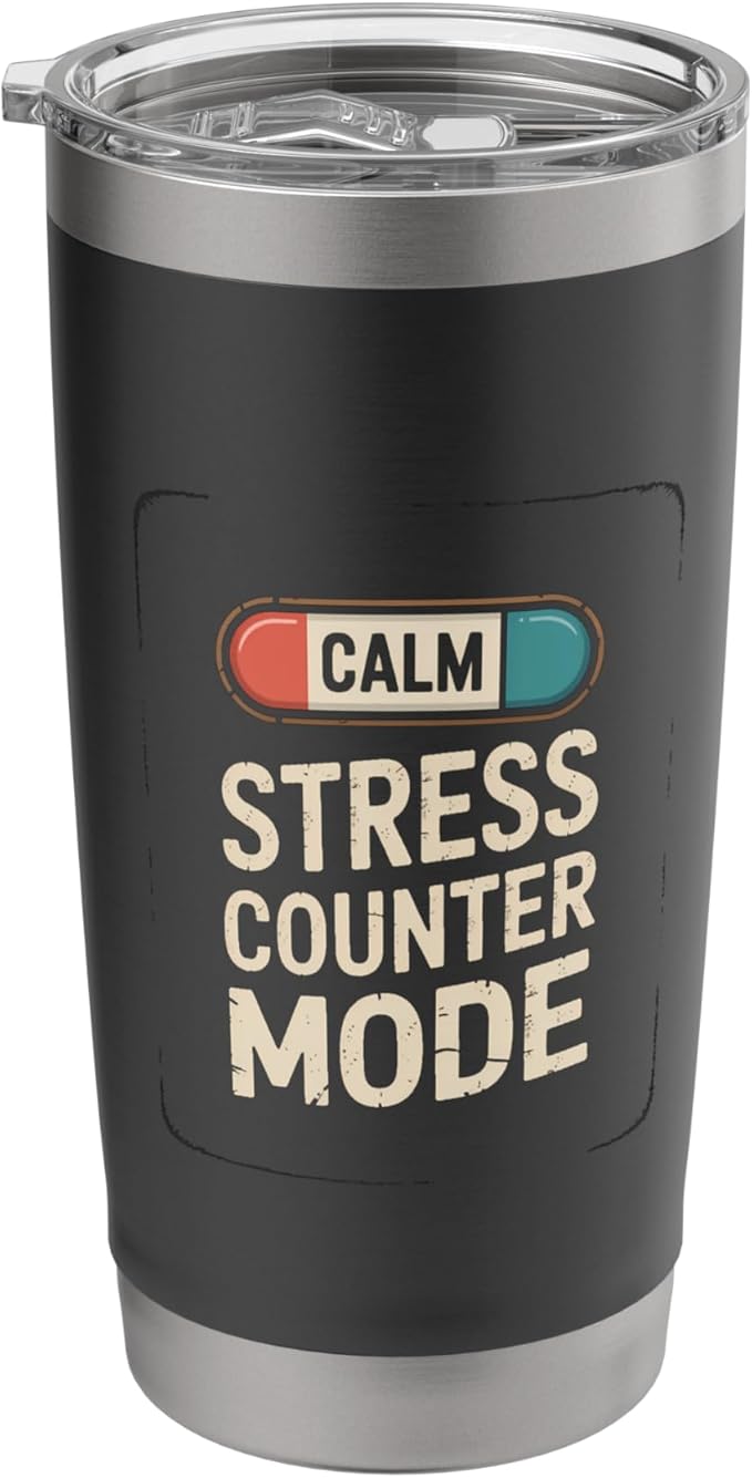 Relaxation Breathing Vagus Nerve Stimulation Stress Relief Stainless Steel Insulated Tumbler
