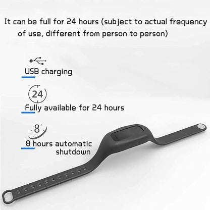 TsoLay Anti -Snoring Devices Bracelet, Intelligent Anti-Snoring Wristband, 3-Speed Intensity Adjustment, Intelligent Effective Snore Solution, for Improving Nighttime Sleeping