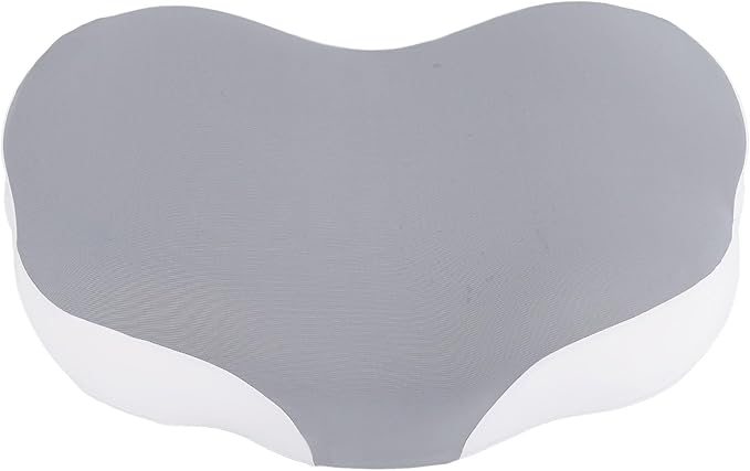 Memory Foam Pillow, 2 Height Adjustable Ergonomic Contour Slow Rebound Adults Cervical Traction Pillow with Breathable Pillowcase for Head Shoulder Back Support