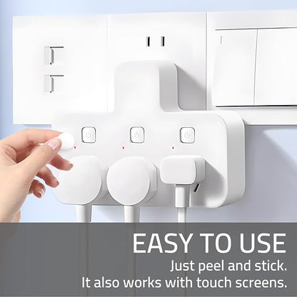 Light Blocking Stickers,Blackout Sticker for Electronic,2 Sheets Cover White and Black, LED Covers,100% Blocking(Cut and Whole-100% Blocking All Black)